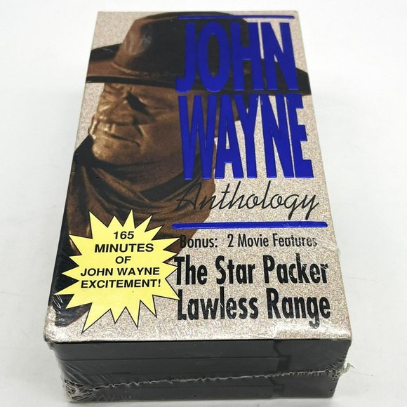 John Wayne Anthology "The Duke" Factory Sealed VHS Double Feature Movie + Bonus - Picture 2 of 7